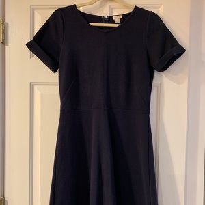 JCrew Navy A-Line Dress